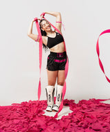 Venum Muay Thai Shorts x Dua - Zwart/Fuchsia Roze