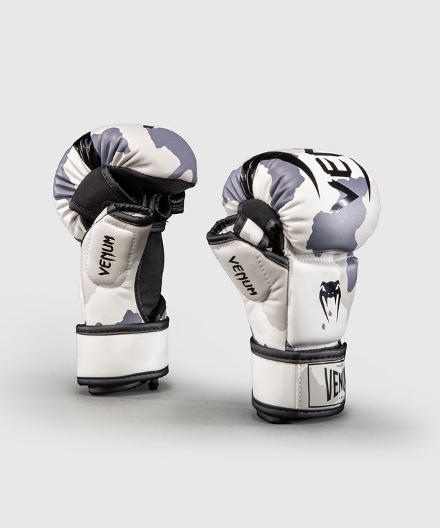 Guantes de sparring MMA Venum Elite – Blanco/Gris