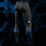 Hayabusa x UFC BJJ Compressie Shorts - Zwart/Blauw