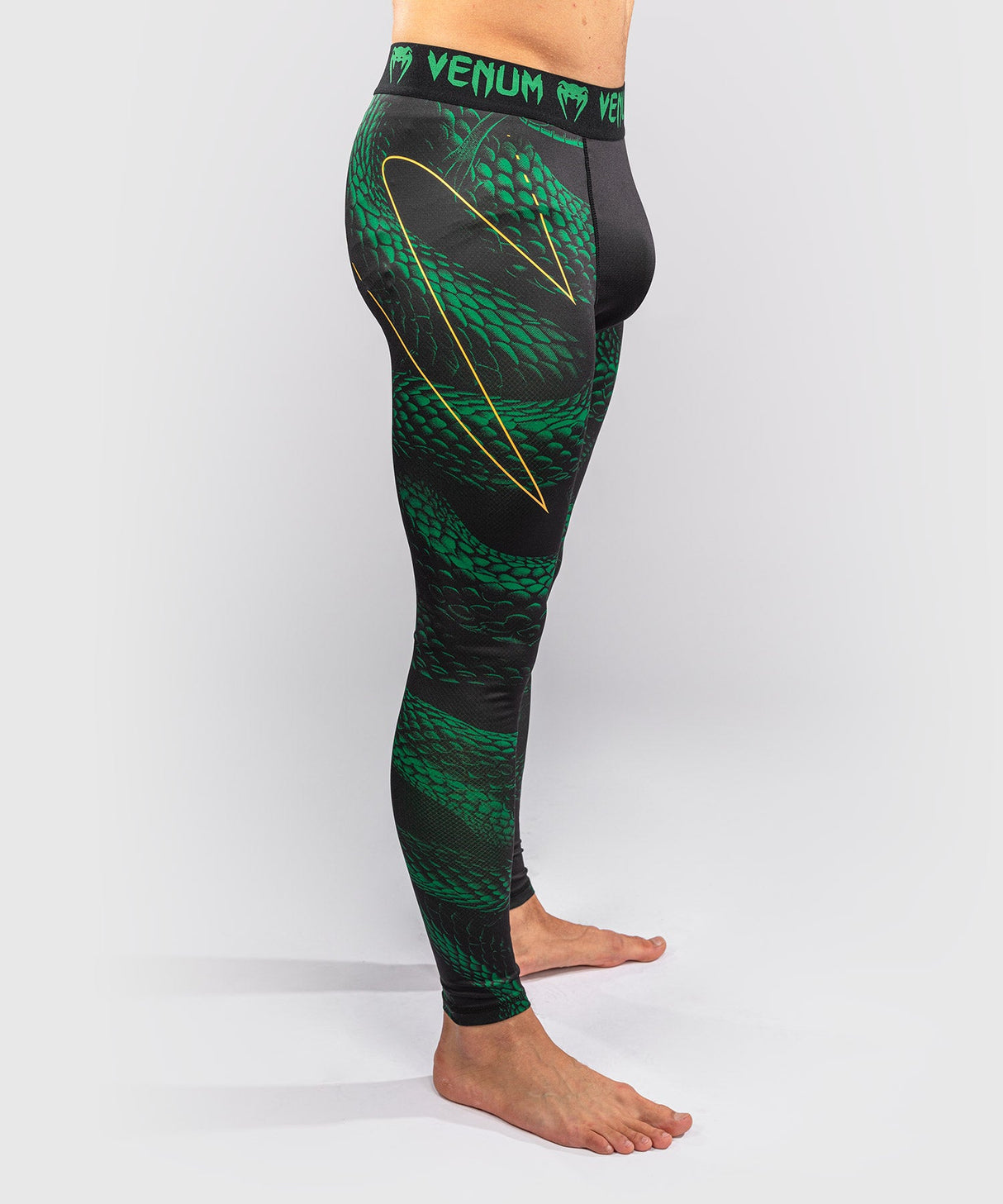 Venum Compressiebroek Matupa - Zwart/Groen/Goud