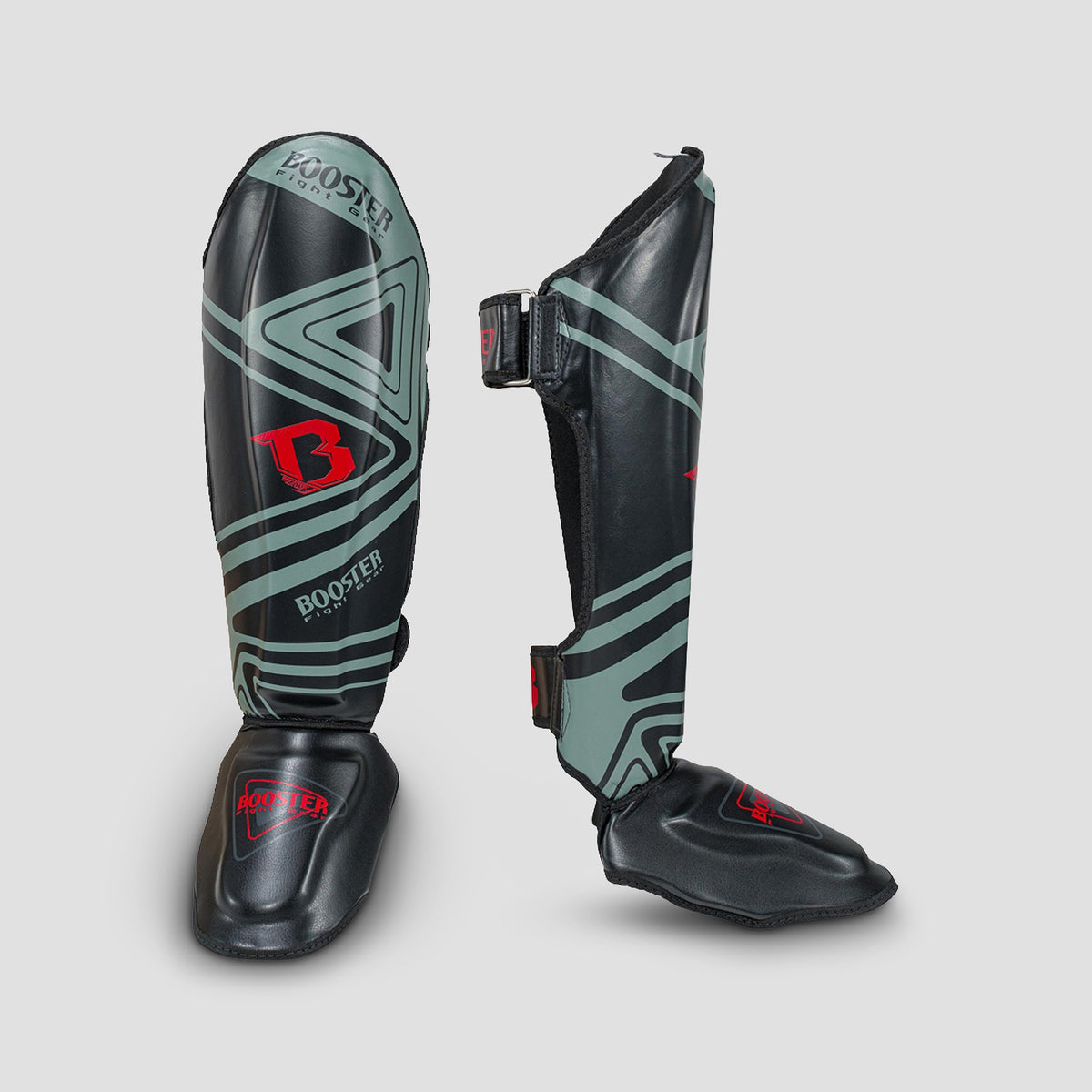 Booster Scheenbeschermers V10 - Zwart