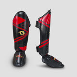 Booster Scheenbeschermers V10 - Zwart