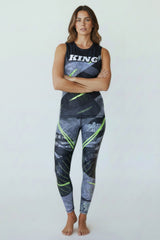 King Pro Boxing Rashguard Shadow 2 Dames - Zwart