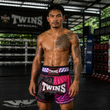 Twins Muay Thai Shorts TTBL Maze - Roze