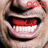 OPRO Bitje Silver - Rood/Zwart