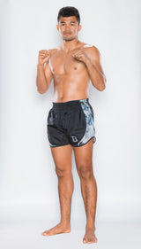 Booster Muay Thai Shorts Retro Hybrid - Grijs