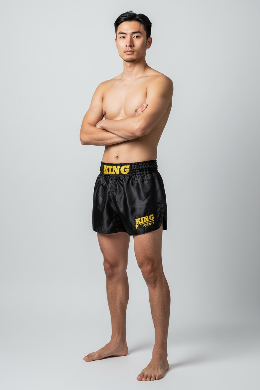 King Pro Boxing Boksshorts Revo - Zwart
