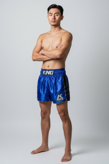 King Pro Boxing Muay Thai Shorts Bangkok - Blauw