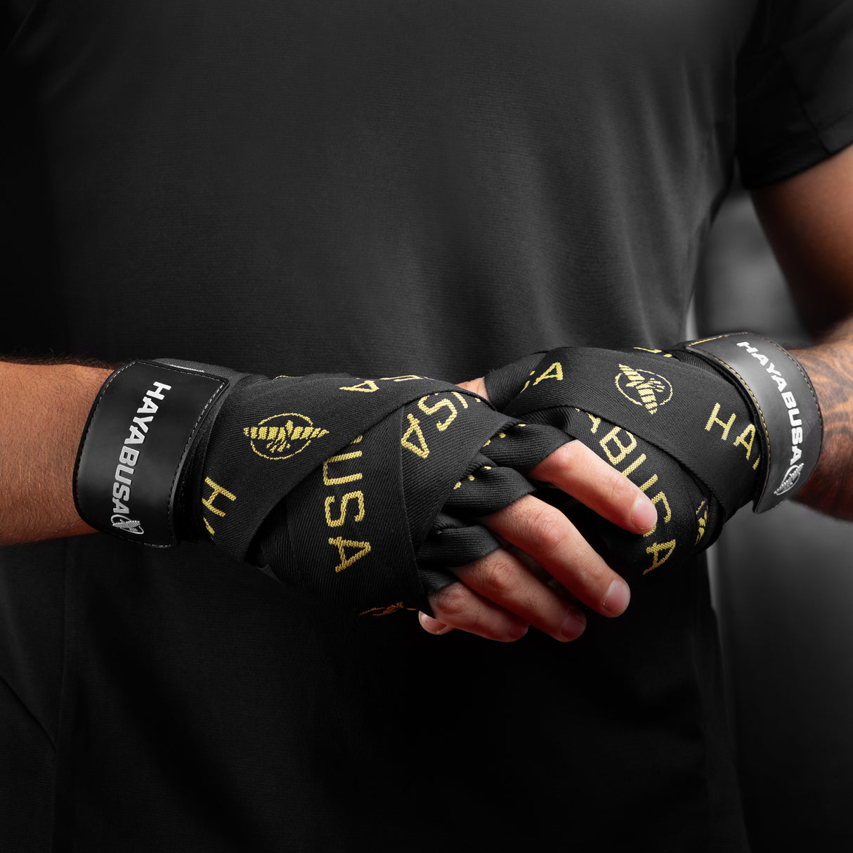Hayabusa Bandages Deluxe - Zwart/Goud