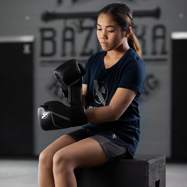 Gants de boxe Hayabusa E1 Enfant – Noir/Gris