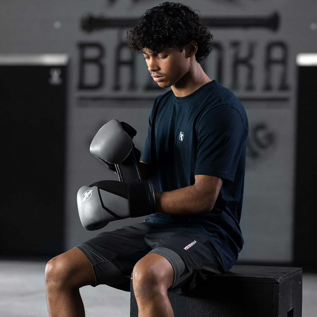 Hayabusa Bokshandschoenen E1 Kids - Grijs/Zwart