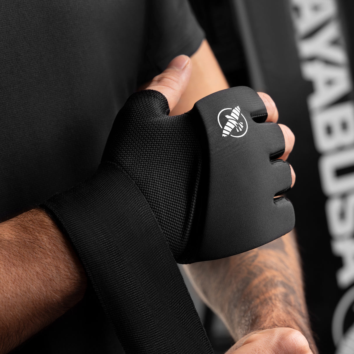Hayabusa Binnenhandschoenen Elite Quick Wraps - Zwart