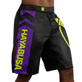 Hayabusa MMA Shorts Icon Lang - Zwart/Neon