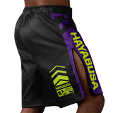 Hayabusa MMA Shorts Icon Lang - Zwart/Neon