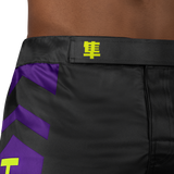 Hayabusa MMA Shorts Icon Lang - Zwart/Neon