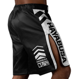 Hayabusa MMA Shorts Icon Lang - Zwart/Wit