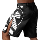 Hayabusa MMA Shorts Icon Lang - Zwart/Wit