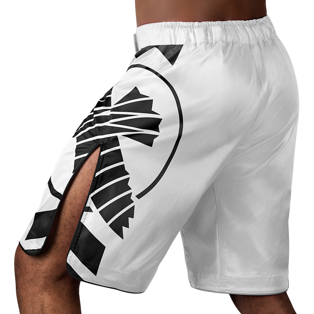 Hayabusa MMA Shorts Icon Lang - Wit/Zwart