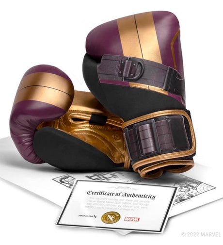 Hayabusa (Kick)Bokshandschoenen Batroc - Paars/Goud/Zwart - (Kick)Bokshandschoenen