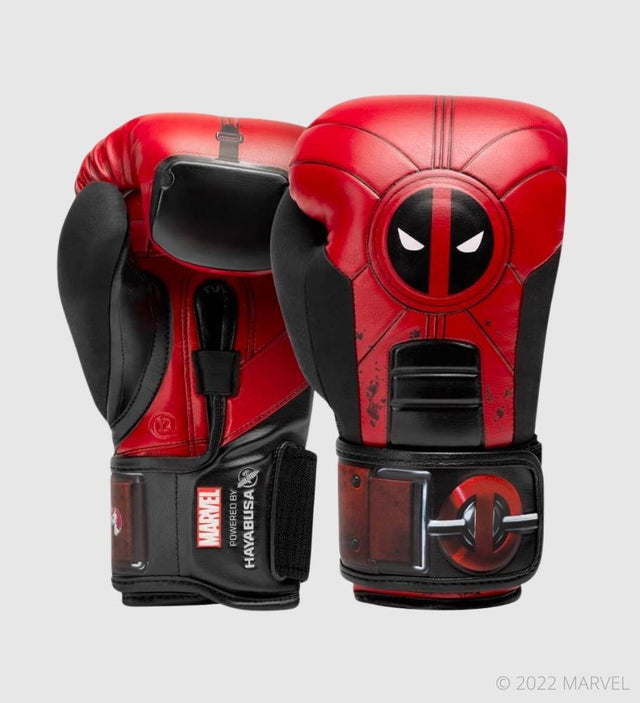 Hayabusa (Kick)Bokshandschoenen Deadpool - Rood/Zwart - (Kick)Bokshandschoenen