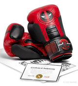 Hayabusa (Kick)Bokshandschoenen Deadpool - Rood/Zwart - (Kick)Bokshandschoenen