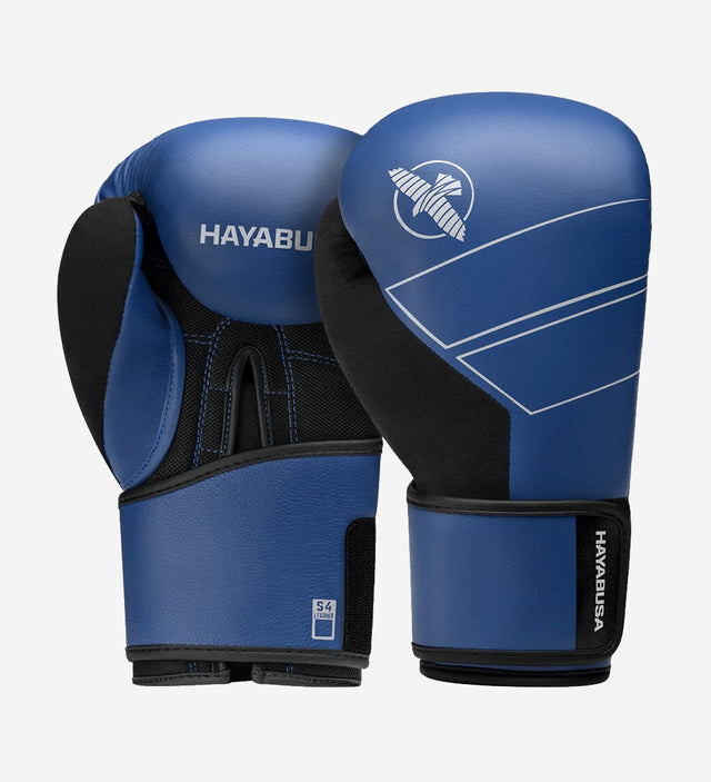 Hayabusa (Kick)Bokshandschoenen S4 Leer - Blauw - (Kick)Bokshandschoenen