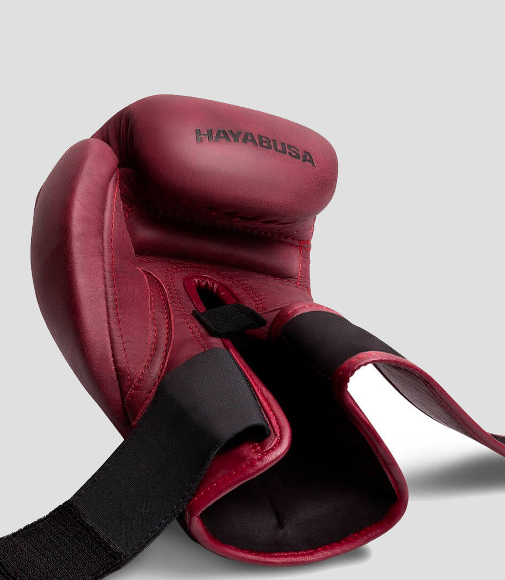 Hayabusa (Kick)Bokshandschoenen T3 LX - Bordeaux Rood - (Kick)Bokshandschoenen