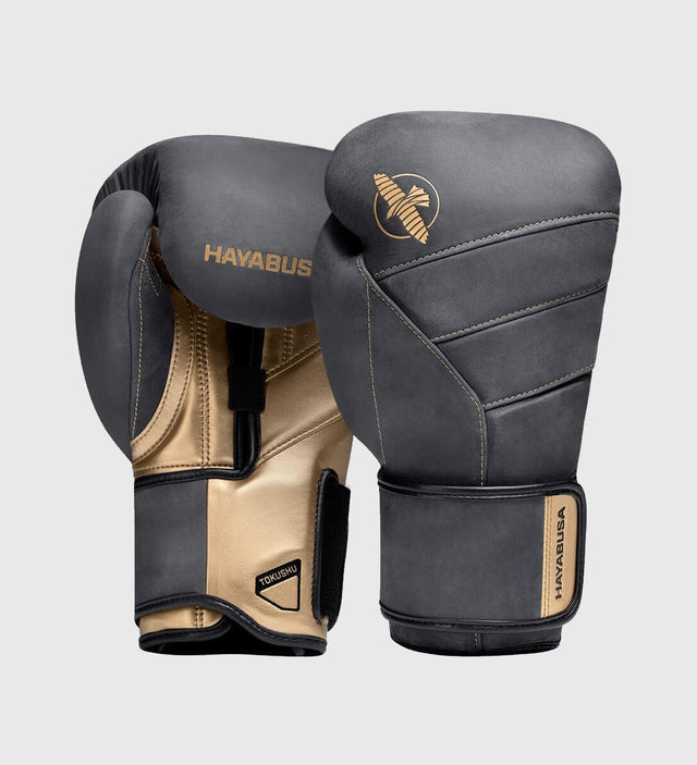 Hayabusa (Kick)Bokshandschoenen T3 LX - Zwart/Goud - (Kick)Bokshandschoenen