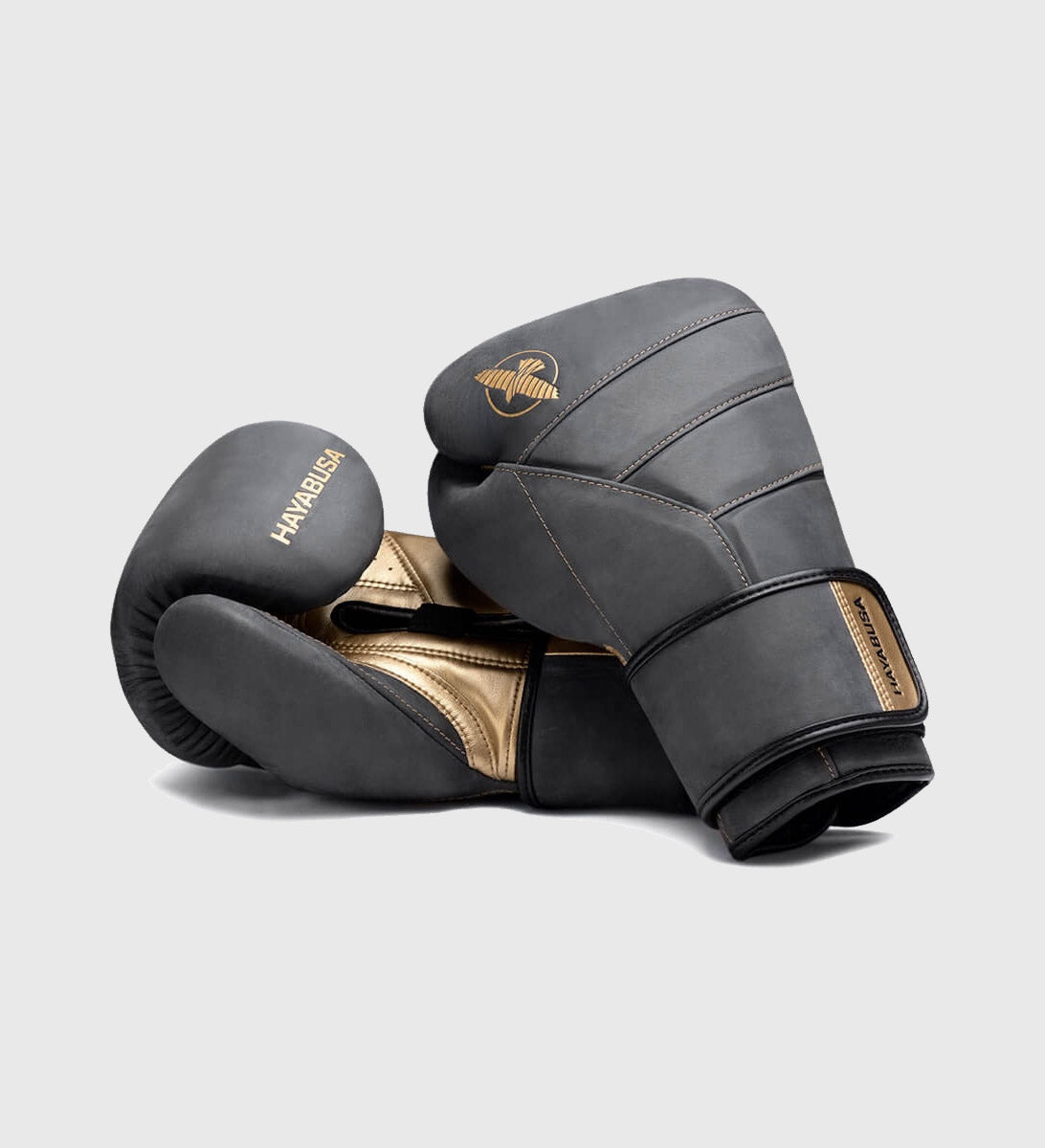 Hayabusa (Kick)Bokshandschoenen T3 LX - Zwart/Goud - (Kick)Bokshandschoenen
