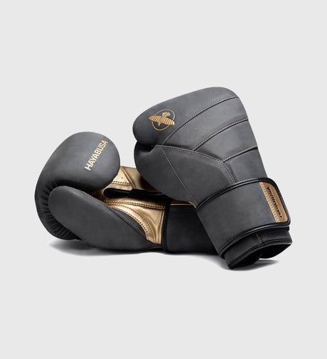 Hayabusa (Kick)Bokshandschoenen T3 LX - Zwart/Goud - (Kick)Bokshandschoenen