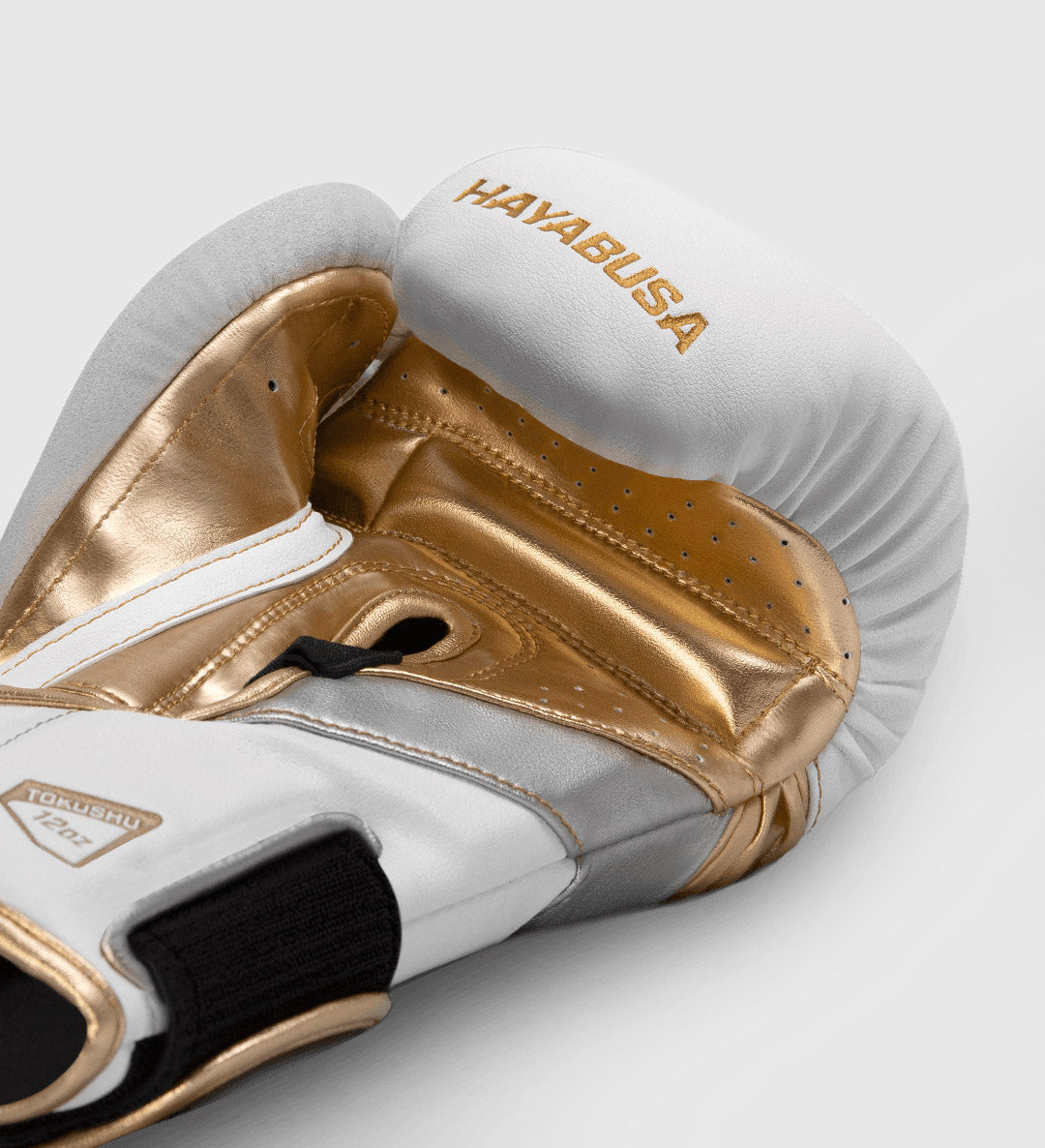 Hayabusa (Kick)Bokshandschoenen T3 - Wit/Goud - (Kick)Bokshandschoenen