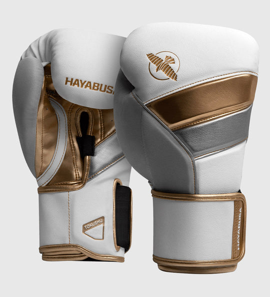 Hayabusa Bokshandschoenen T3 - Wit/Goud