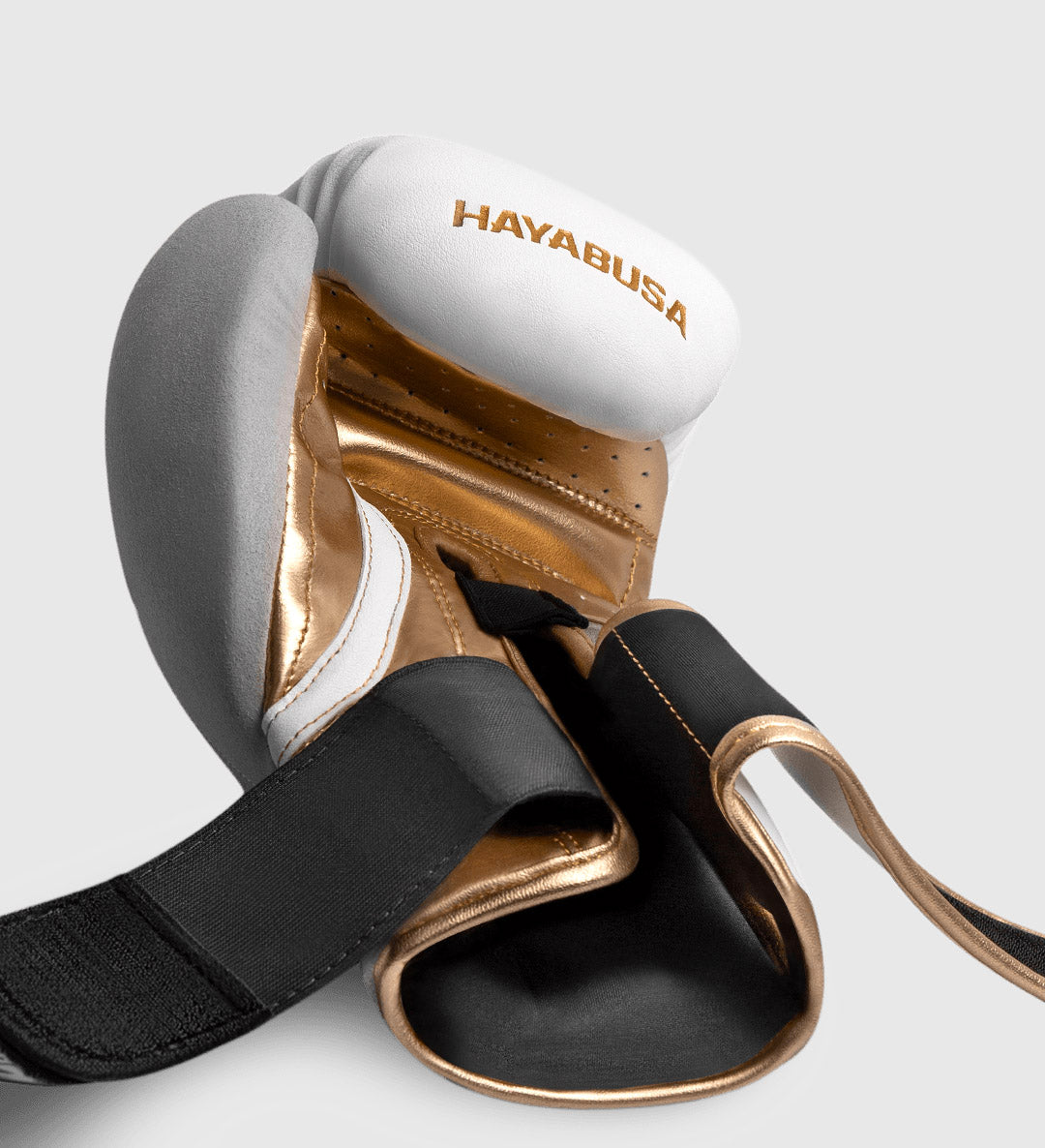 Hayabusa (Kick)Bokshandschoenen T3 - Wit/Goud - (Kick)Bokshandschoenen