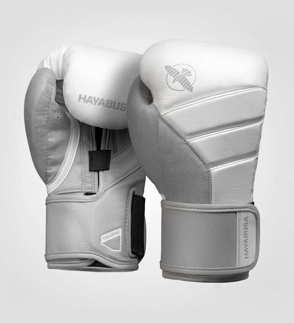 Hayabusa (Kick)Bokshandschoenen T3 - Wit/Grijs - (Kick)Bokshandschoenen