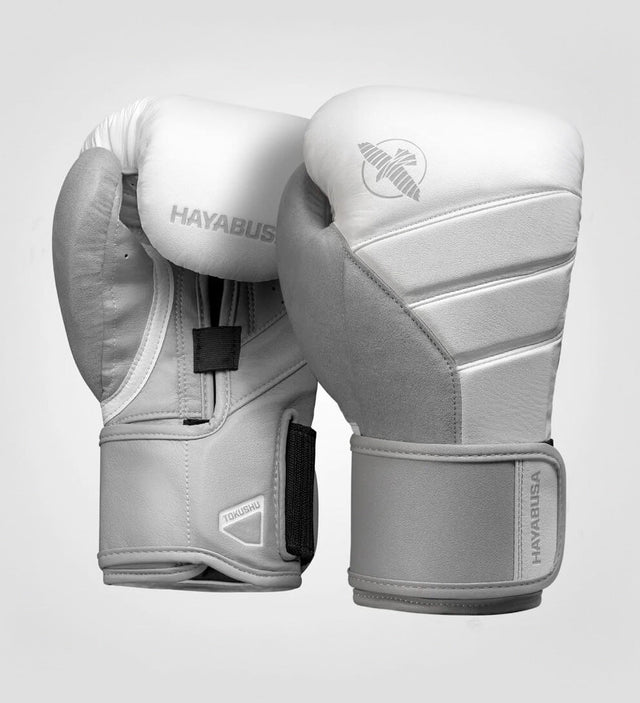 Hayabusa (Kick)Bokshandschoenen T3 - Wit/Grijs - (Kick)Bokshandschoenen