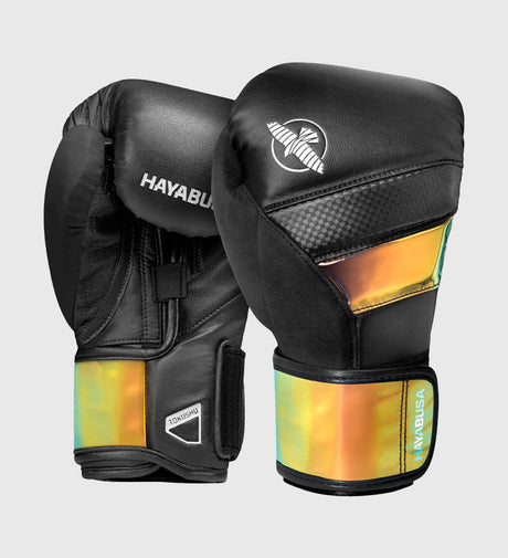 Hayabusa (Kick)Bokshandschoenen T3 - Zwart/Fluo Goud - (Kick)Bokshandschoenen