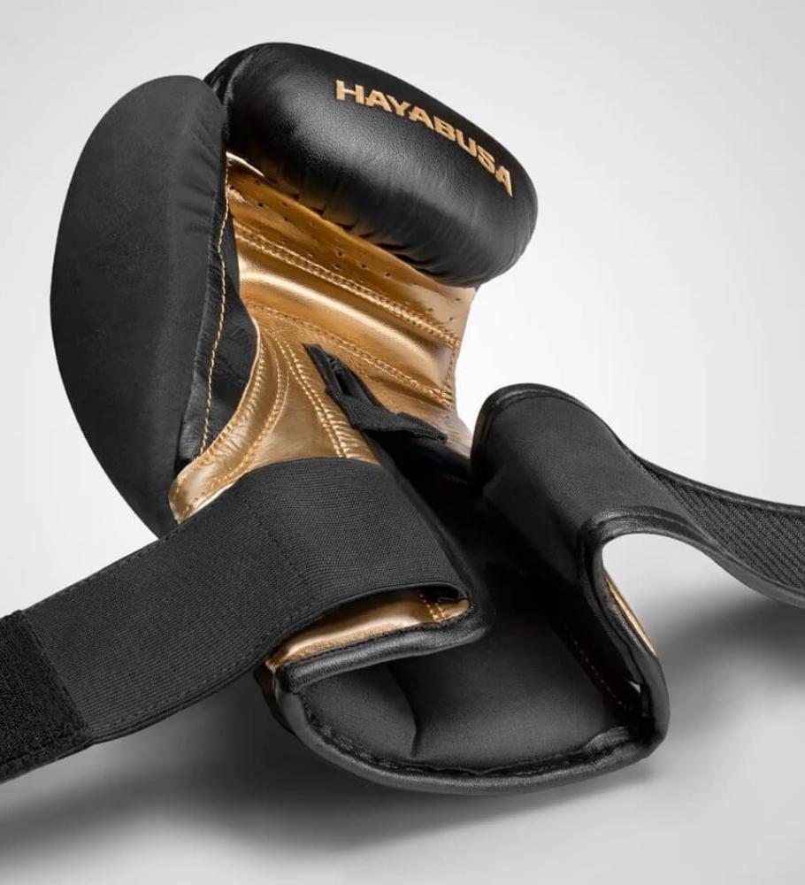 Hayabusa (Kick)Bokshandschoenen T3 - Zwart/Goud - (Kick)Bokshandschoenen