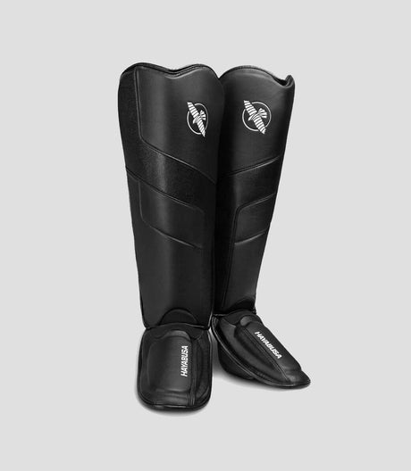 Hayabusa Kickboks Scheenbeschermers T3 Full - Zwart - Scheenbeschermers