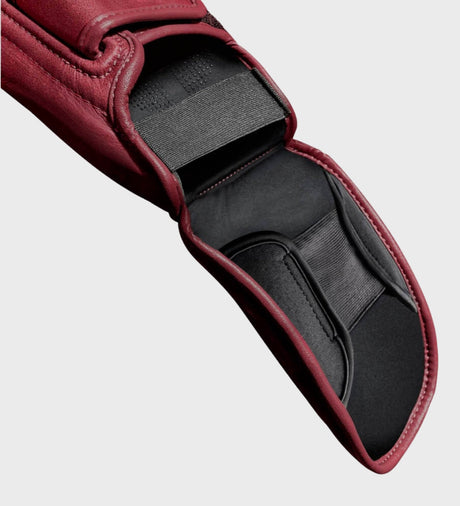 Hayabusa Kickboks Scheenbeschermers T3 LX - Bordeaux Rood - Scheenbeschermers