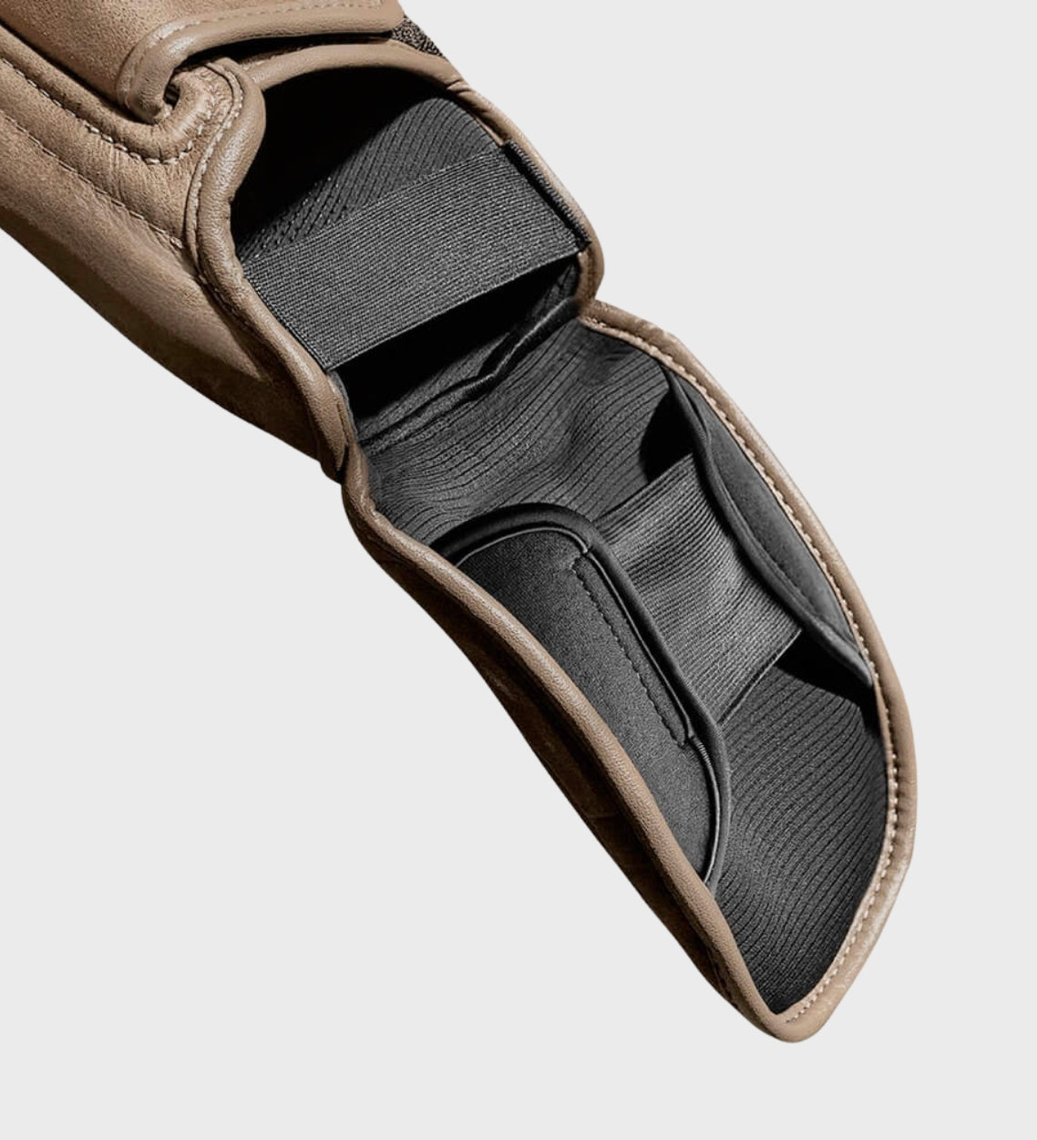 Hayabusa Kickboks Scheenbeschermers T3 LX - Vintage Bruin - Scheenbeschermers