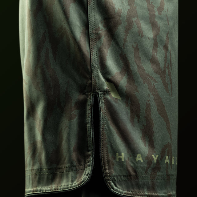 Hayabusa MMA-shorts Apex Lang - Taktisk Grøn