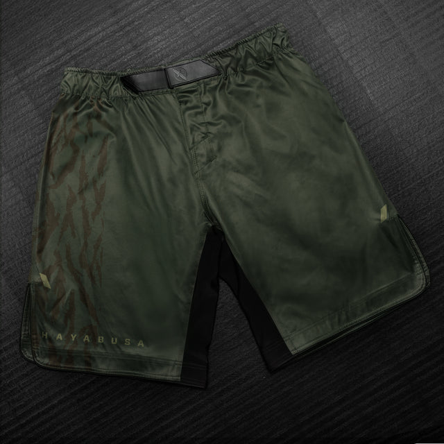 Hayabusa MMA-shorts Apex Lang - Taktisk Grøn