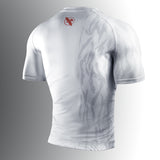 Hayabusa Rashguard Apex Korte Mouwen - Off-White