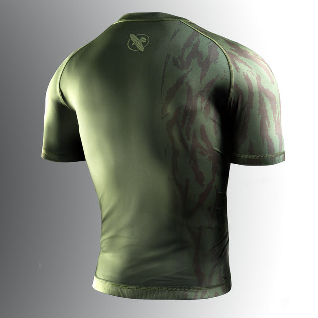 Hayabusa Rashguard Apex Kurzarm – Taktisches Grün