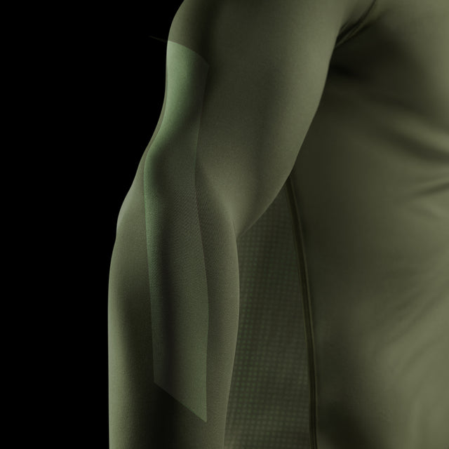 Hayabusa Rashguard Core Långa Ärmar – Mörkgrön