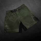 Hayabusa MMA Shorts Core Mid - Donkergroen
