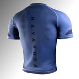 Hayabusa Rashguard Core Korte Mouwen - Blauw