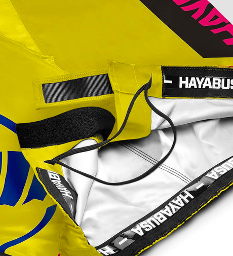 Hayabusa MMA Broekje Icon - Geel/Blauw/Roze - Shorts