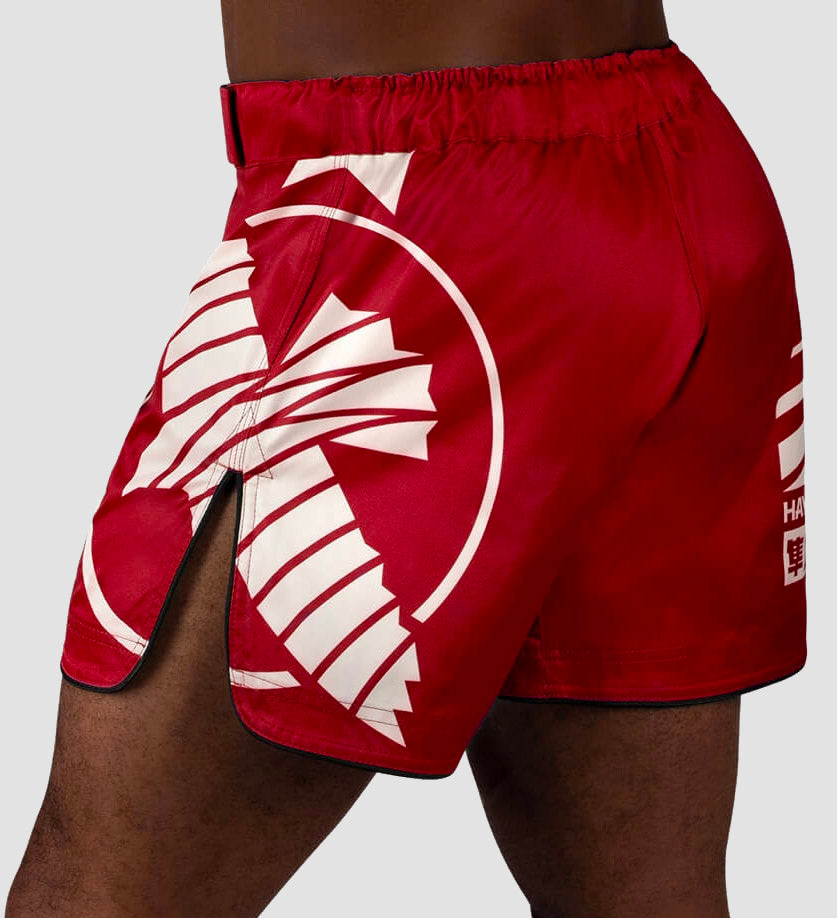 Hayabusa MMA Broekje Icon - Rood/Wit - Shorts