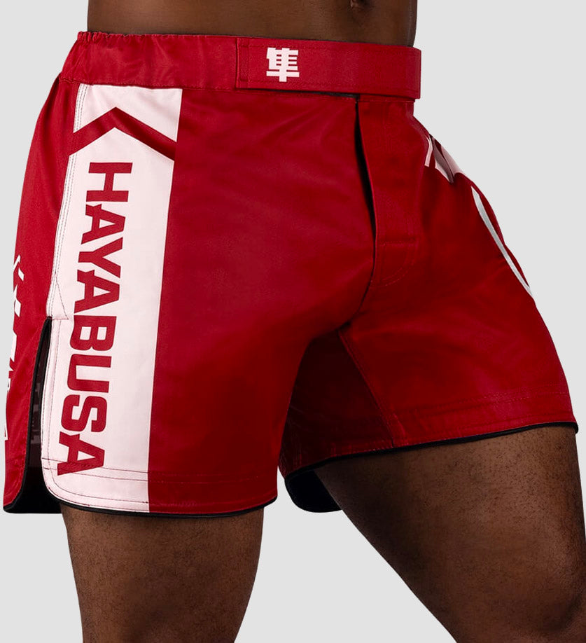 Hayabusa MMA Broekje Icon - Rood/Wit - Shorts